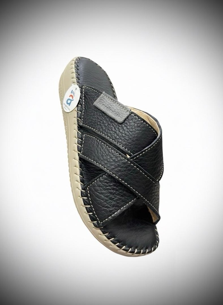 Mule Femme Orthopédique, confortables , 100% cuir- حذاء نسائي   طبي مريح وخفيف الوزن، مصنوع بالكامل من الجلد الطبيعي 